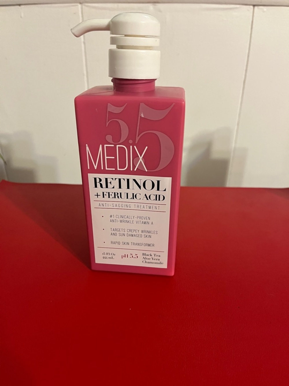 Retinol Cream 15 oz. Ferulic Acid Anti-Sagging Treatment Smooth Soft Skin Vegan
